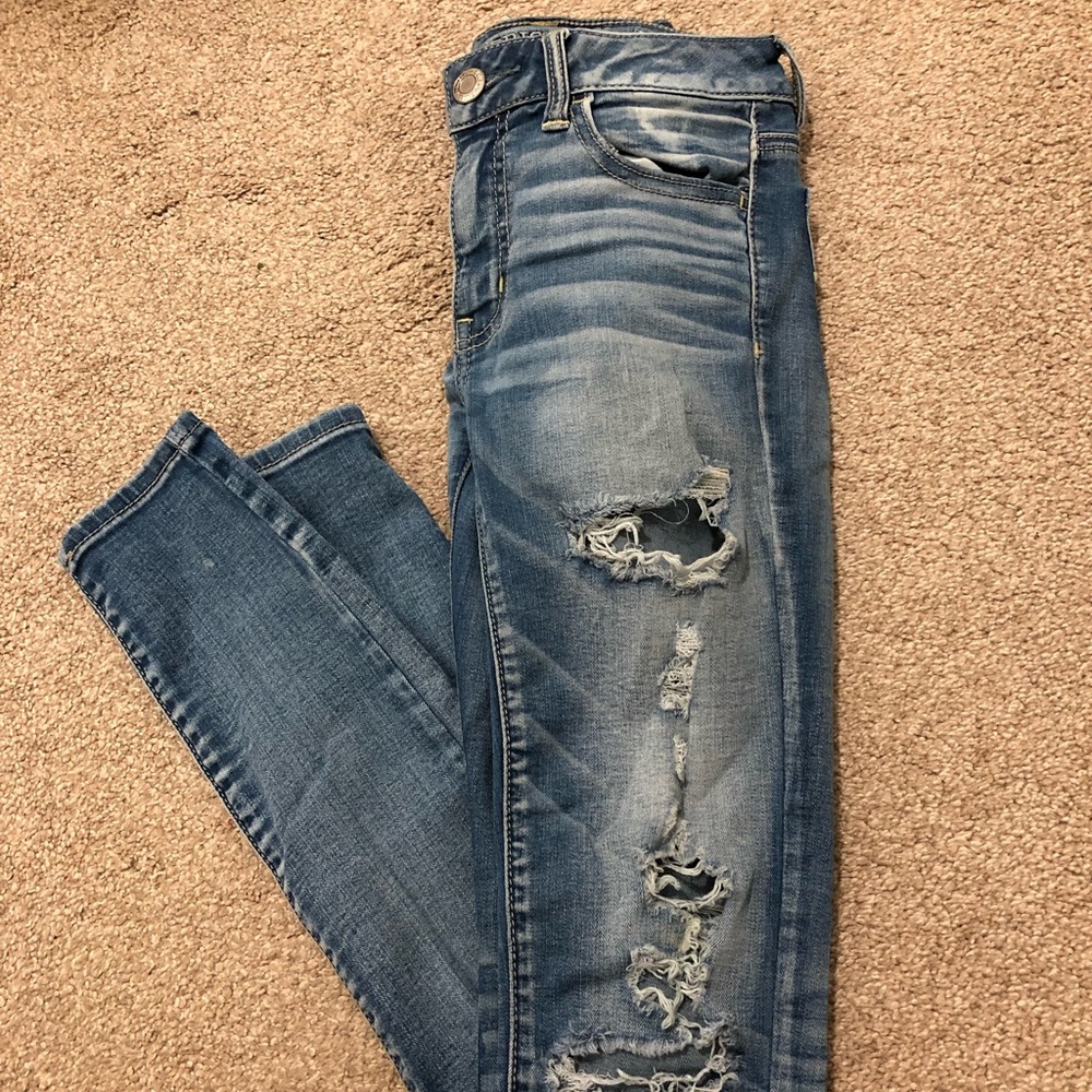 American Eagle Distressed Skinny Jeans